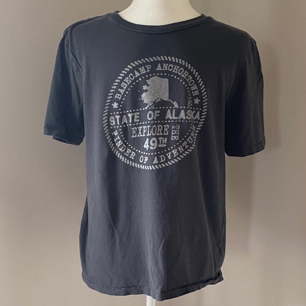Alternative Alaska Graphic Tee - Dark Gray